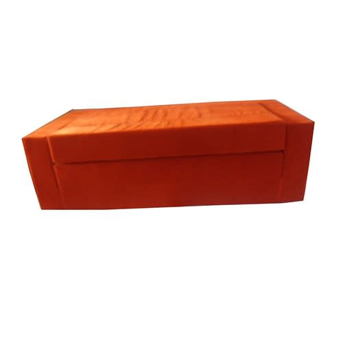 1-seater Convertible Sofa Bed With Arm Rest - 48X24X18" - Orange
