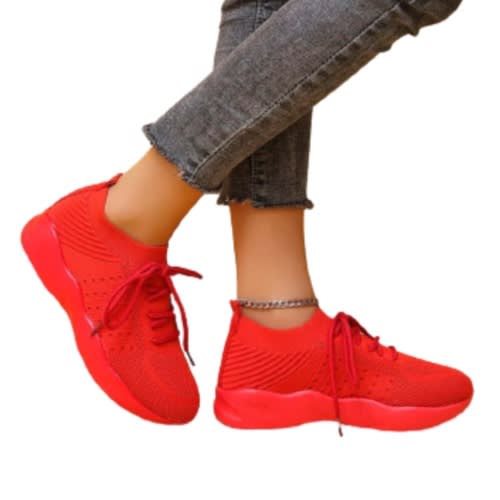 Ladies Sneakers - Red
