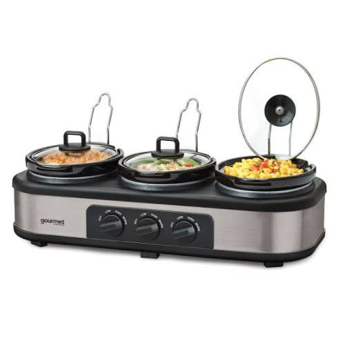 Gtsc003 - 3.9l Triple Slow Cooker
