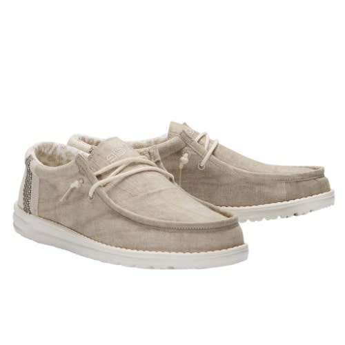 Wally Linen - Natural Khaki Loafers