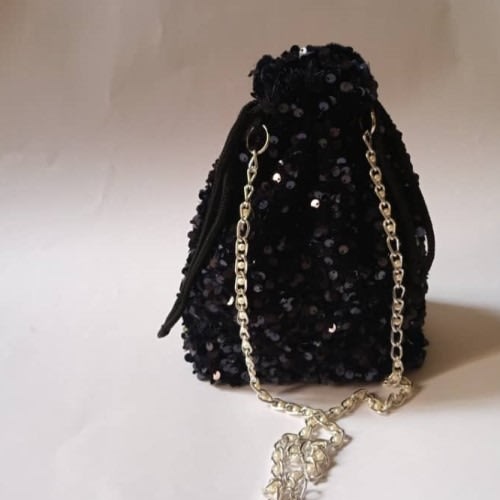 Blueberry Drawstring Purse