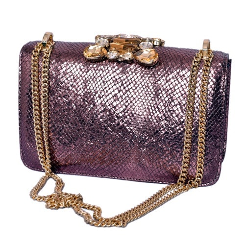Luxury Bronze Dinner Bag