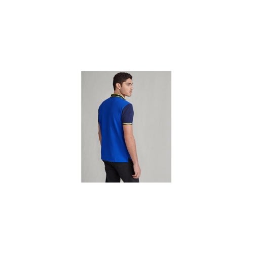 Men's Custom Slim Fit Mesh Polo