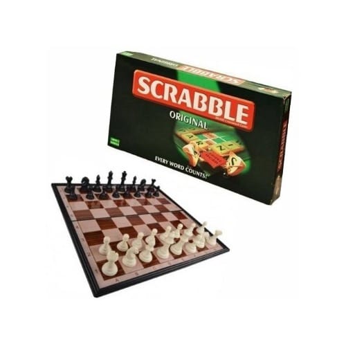 Scrabble And Chess - 2in1 Combo