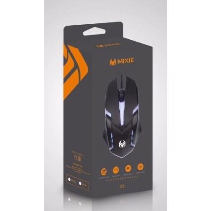 Mixie X3 Usb Wired Rgb Optical Gaming Mouse