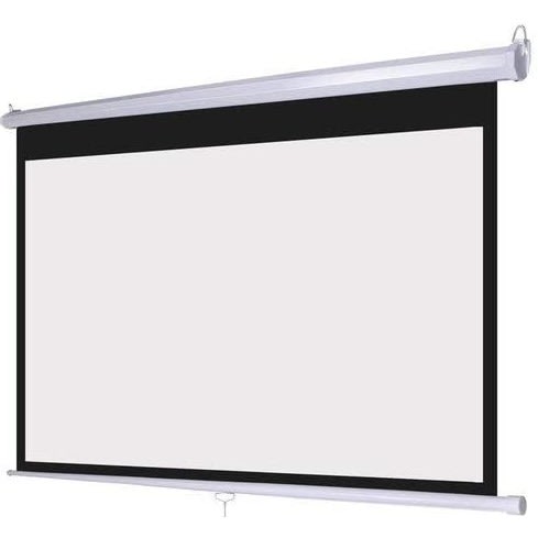 Smaat 96 X 96 Inch Manual Pull Down Projection Screen