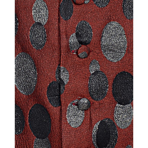 Premium Dot Pattern Waistcoat- Multicolor - MWC-1445