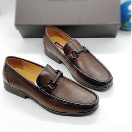 Wood Leather Shoe