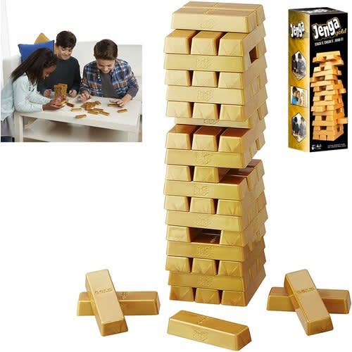 Stack It Gold Jenga Game