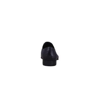 Comfortable Lace-up With Detailed Leather - Black - Msh-3828