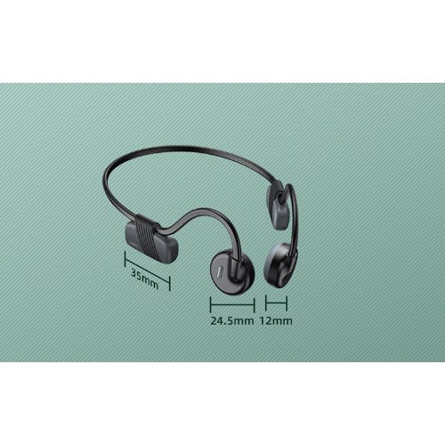 Rb-s36 360° Bone Wireless Headphone - Black