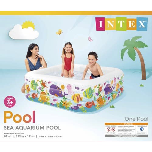 Swim Center Clear View Aquarium Pool Intex-  Multi Color