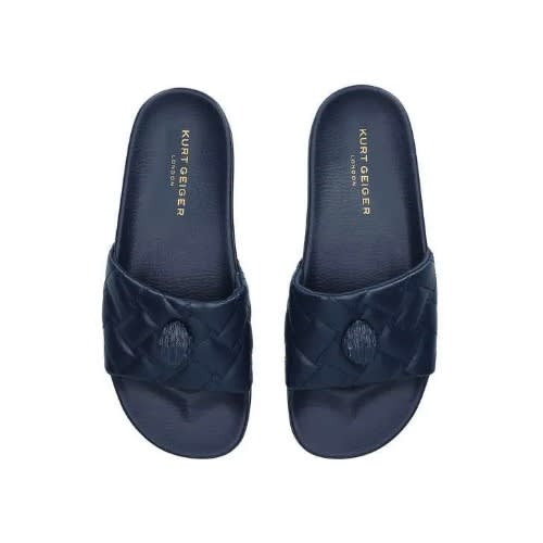 Milo Eagle Men’s Slides - Navy Blue