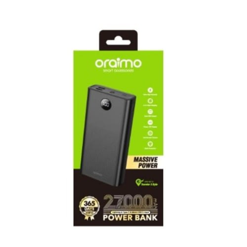 Oraimo Power Bank Traveler-3-byte - 27000mAh