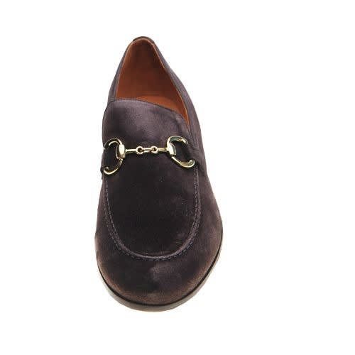 Men's Suede With Gold Accessories - Brown