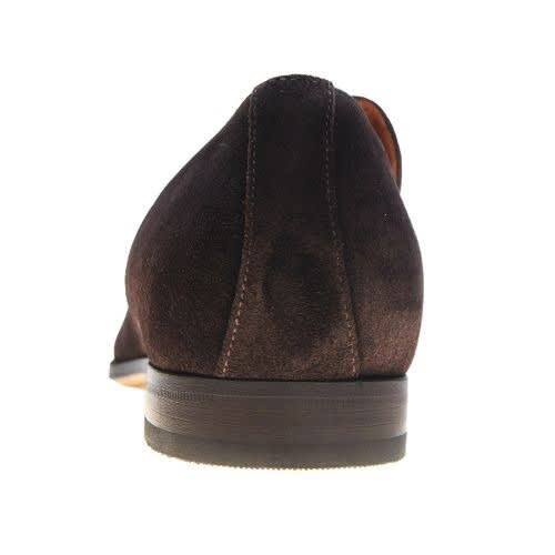 Men's Suede With Gold Accessories - Brown