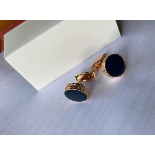 Round Water Color Luxury Men's Cufflinks