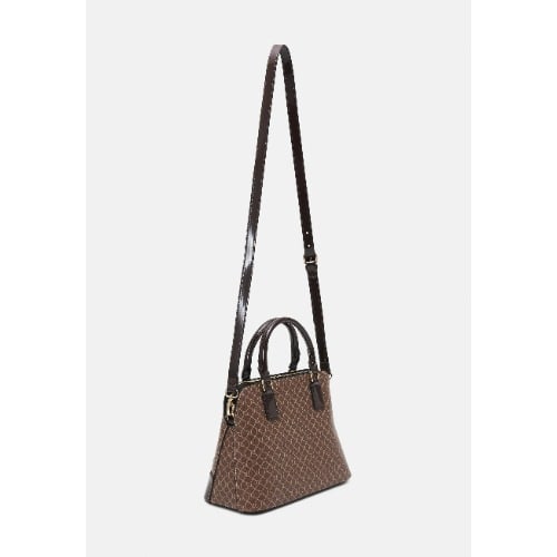 Brown Ri Monogram Tote Bag