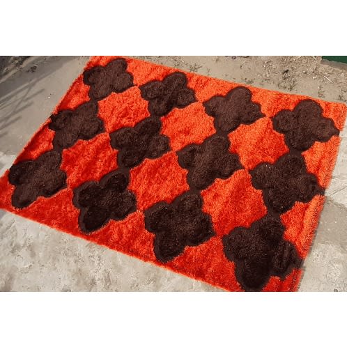 Shaggy Center Rug:11 - 5ft By 7ft