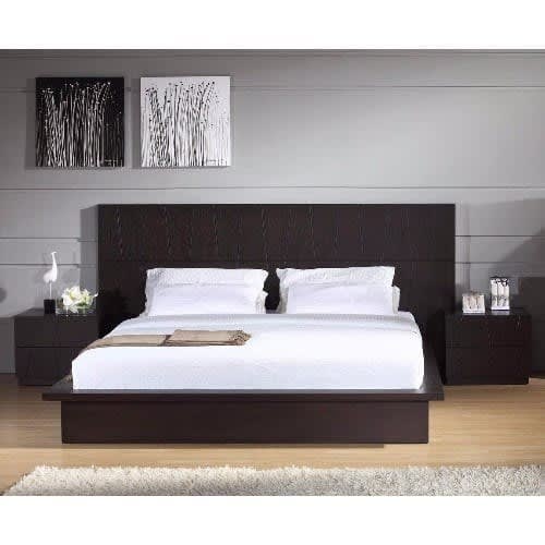 Boa Furnitures- Bed Frame With Two Bedside Drawer 