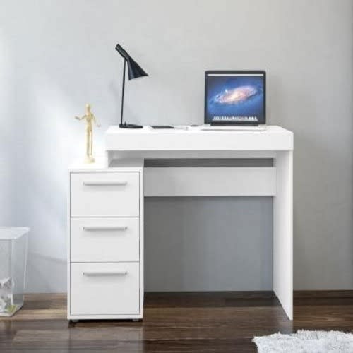 Vasagle Computer Table, Office Desk, Study - White