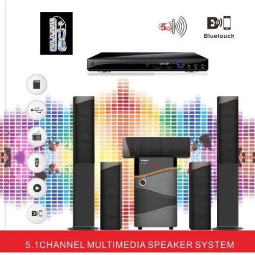 5.1ch Heavy Duty Home Theatre + Free Lg Dvd + Free Extension