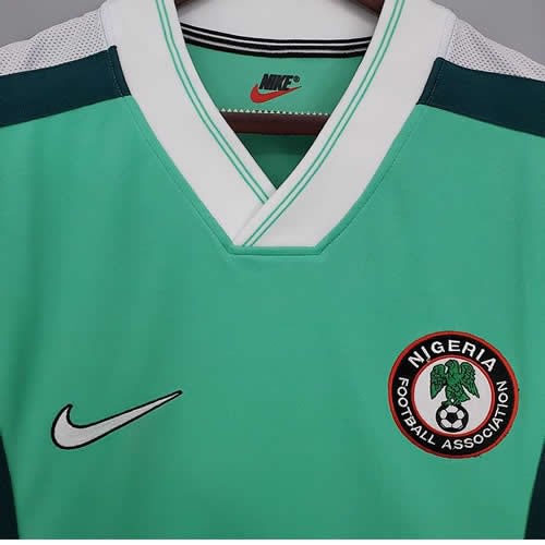 Men's Official Retro Home Jersey For Nigerian National Team 1998