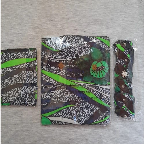 Ankara Totes Bag with Matching Strap Belt & Hairband
