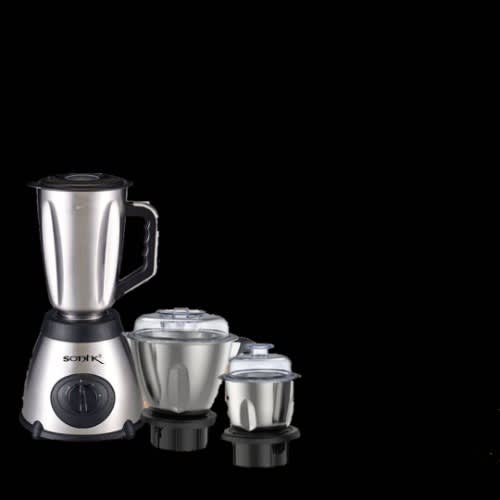 3 In 1 Stainless Steel Blender Sb-520 - 800W