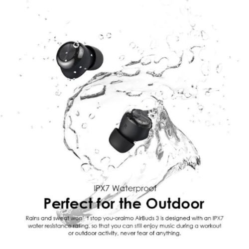 Earbud 3 Powerful Bass Ipx7 Waterproof - Tws True Wireless Earbuds - Black