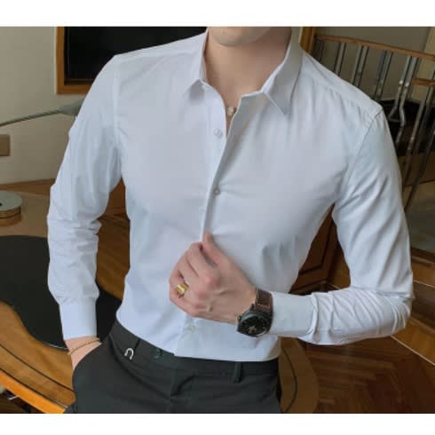 3pcs Corporate Longsleeve Shirt - Navy Blue /White Sky & Blue