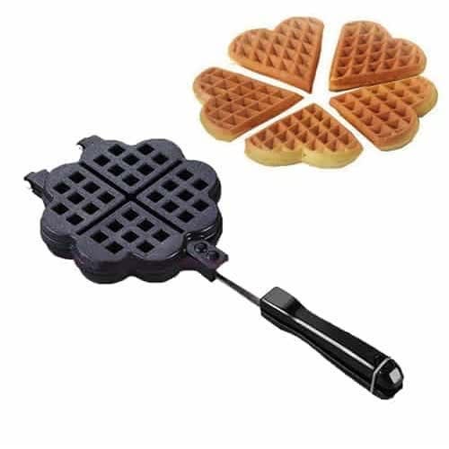 Stovetop Waffle Maker - Heart Shaped