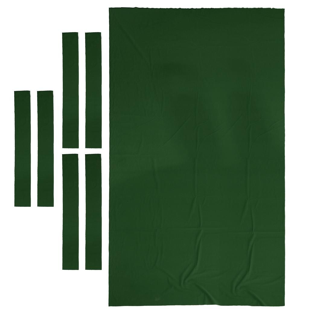 8ft/7ft Billiard Pool Table Cloth Snooker Felt Cushion 8ft Green