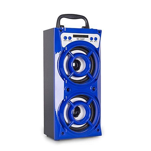 MS-144BT Wireless BT Speaker Multimedia Mobile Speaker LED Light Loudspeaker Music Play With USB/TF/AUX/FM Radio HT-S
