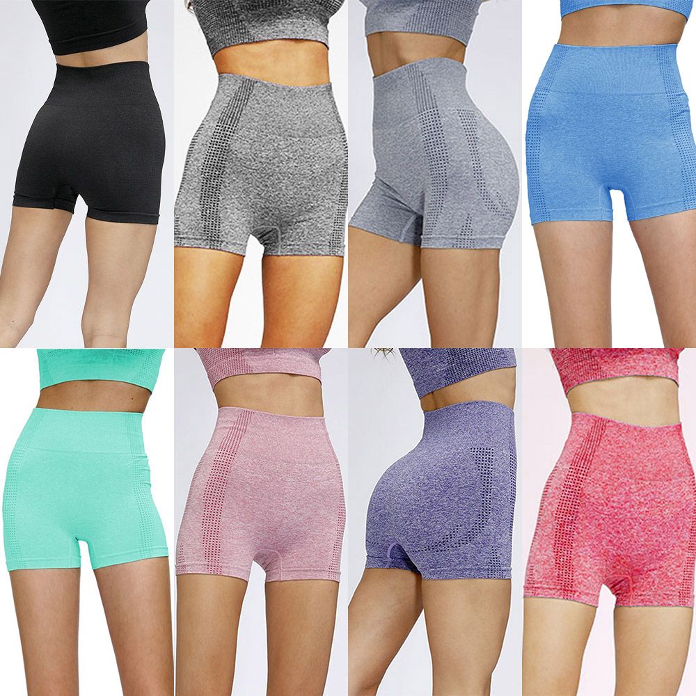 Women Sports Shorts Yoga Shorts Stretchable High Waist