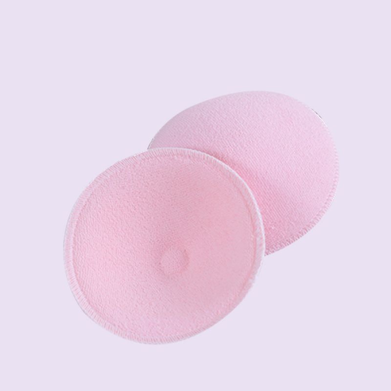2/4 Pcs Breast Pads Cotton Anti-overflow Nursing Bra Breast Pads Reusable Soft