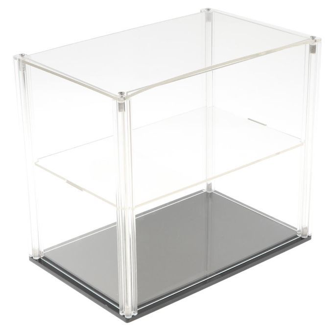 Acrylic Double Layer Display Show Box For Figures Model 9 " X5 . 9 "