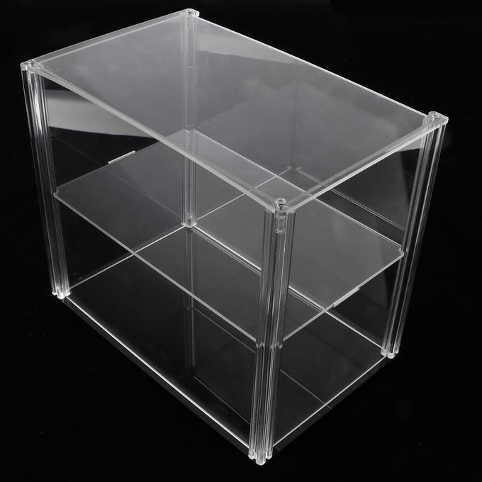 Acrylic Double Layer Display Show Box For Figures Model 9 " X5 . 9 "