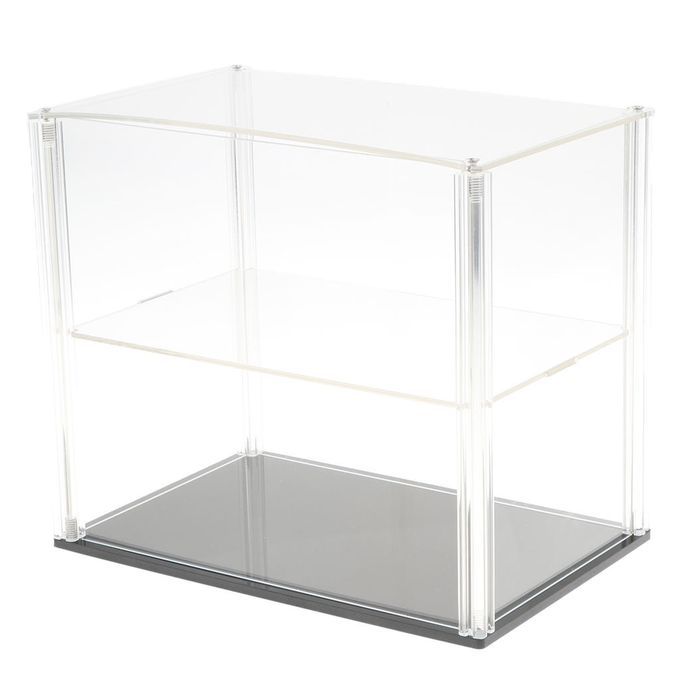 Acrylic Double Layer Display Show Box For Figures Model 9 " X5 . 9 "