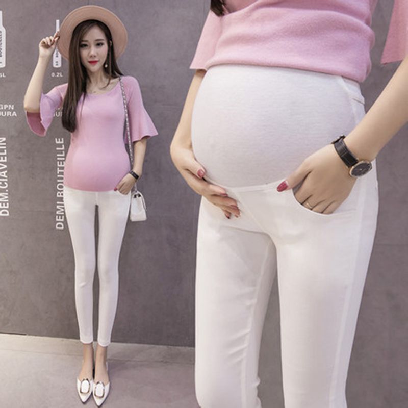 New Pregnant Women Pants Lady Wear Pregnant Women Leings Thin  Trousers Tide