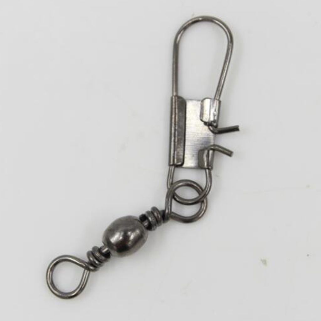100 Mixed Size Barrel Swivels Connector Coarse Carp Sea  Hook