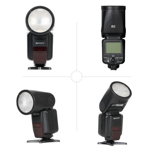 R1 Speedlite Flash Light Round Head 2.4G Wireless