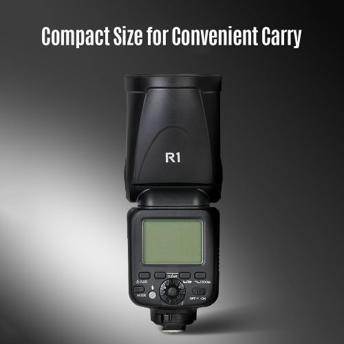 R1 Speedlite Flash Light Round Head 2.4G Wireless