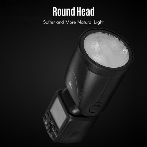 R1 Speedlite Flash Light Round Head 2.4G Wireless