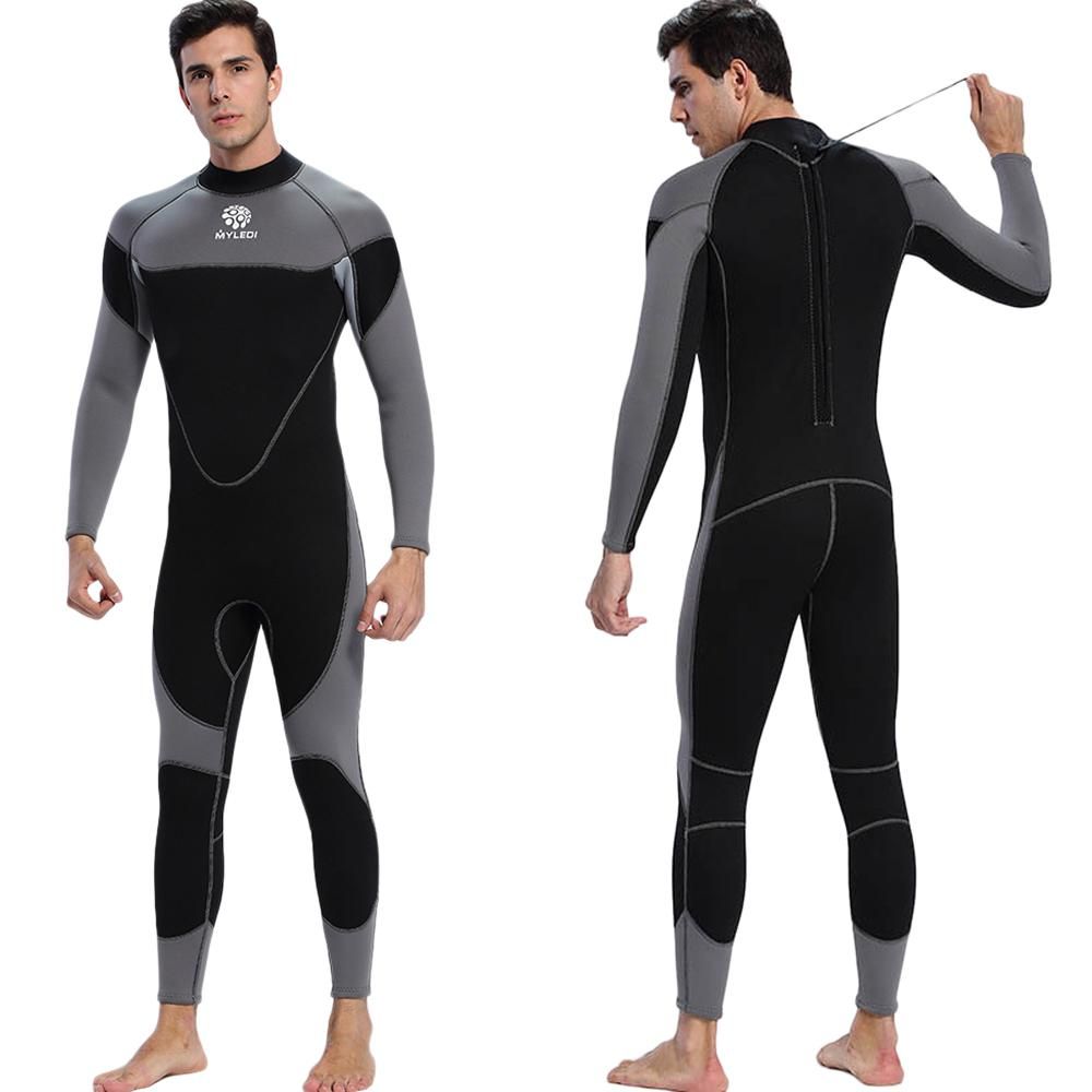 Men 3mm Neoprene Wetsuit Surfing Swimming Diving Suit Wet Suit