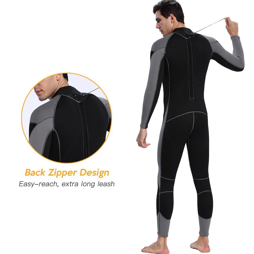 Men 3mm Neoprene Wetsuit Surfing Swimming Diving Suit Wet Suit