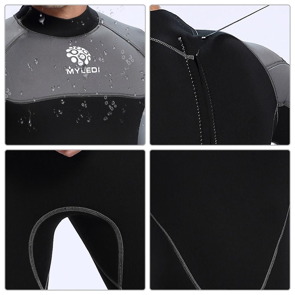 Men 3mm Neoprene Wetsuit Surfing Swimming Diving Suit Wet Suit