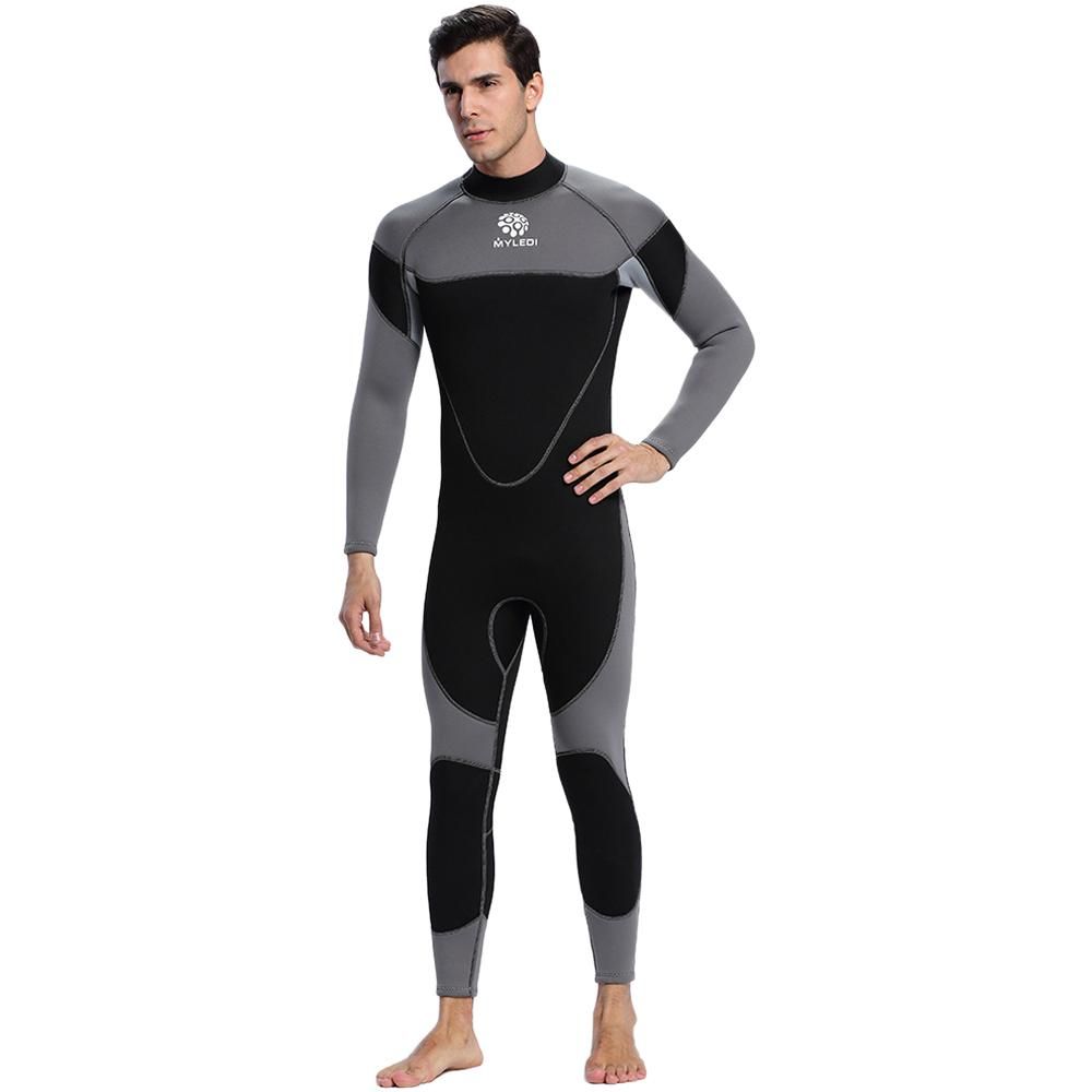 Men 3mm Neoprene Wetsuit Surfing Swimming Diving Suit Wet Suit