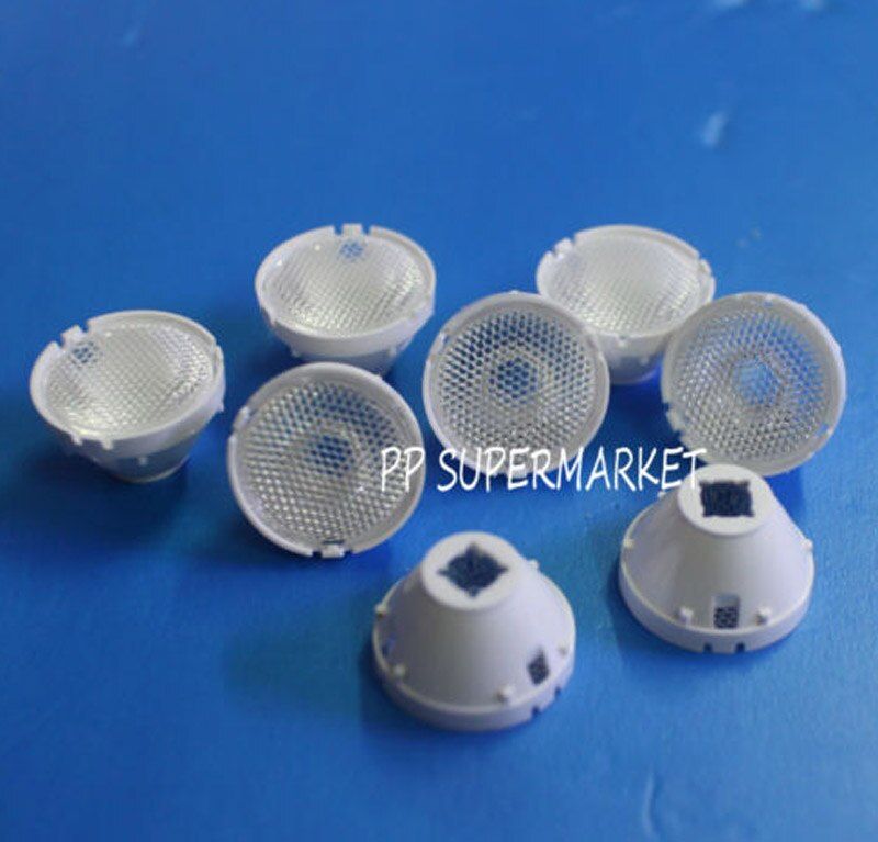 60Degree 21mm Reflector Collimator LED Lens For Cree T6 U2 XML XM-L LED 10pcs