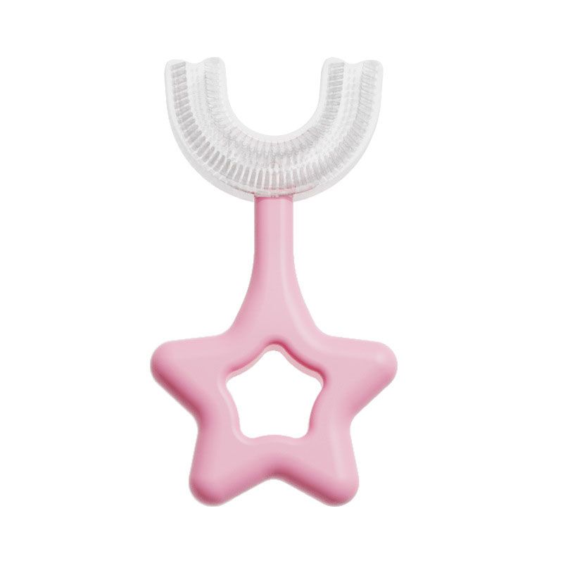 Cute ​2-12 Old U-shape Toothbrush 360° Kids Silicone